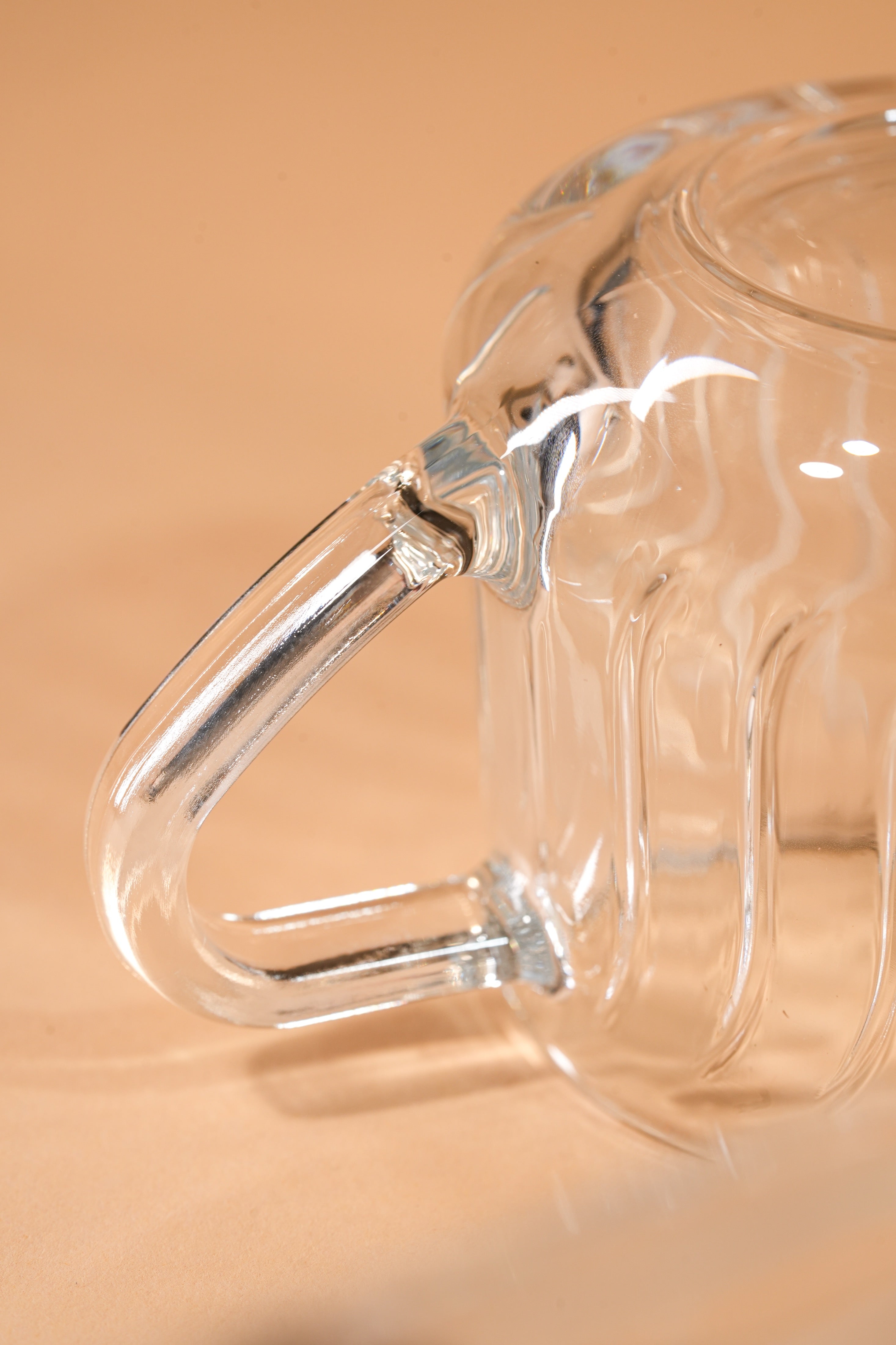 LuxeRib Glass Mug Set of 6 (180ml)