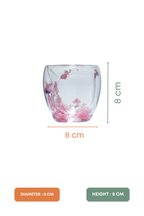 Flora Duo Double Wall Cocktail Glass Set of 2 (250ml)