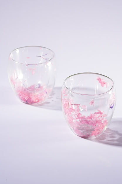 Flora Duo Double Wall Glass Set of 2 (250ml)