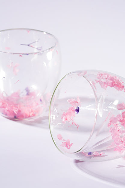 Flora Duo Double Wall Glass Set of 2 (250ml)