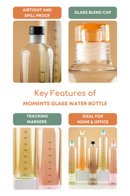 Moments Glass Bottle 1 Litre
