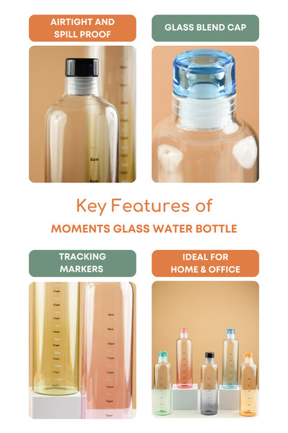 Moments Glass Bottle 550ml