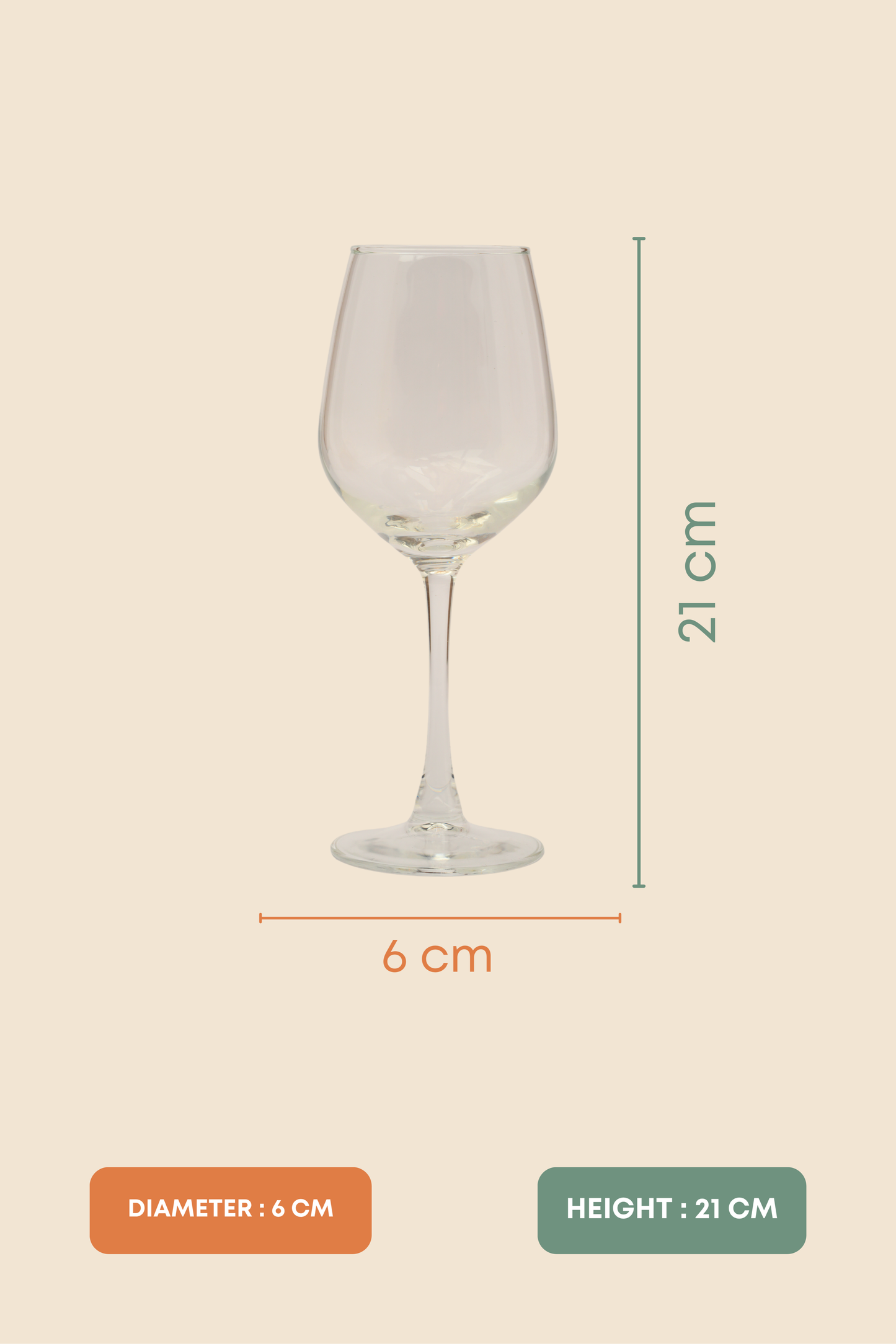Vino Luxe Classic Wine Glass Set of 2 (360ml)