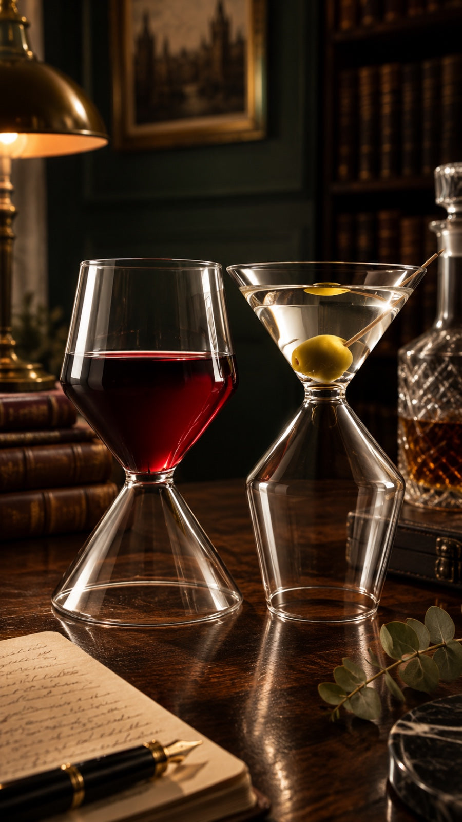 Winey Shot 2 in 1 Cocktail Glass Set of 2 (170/45ml)
