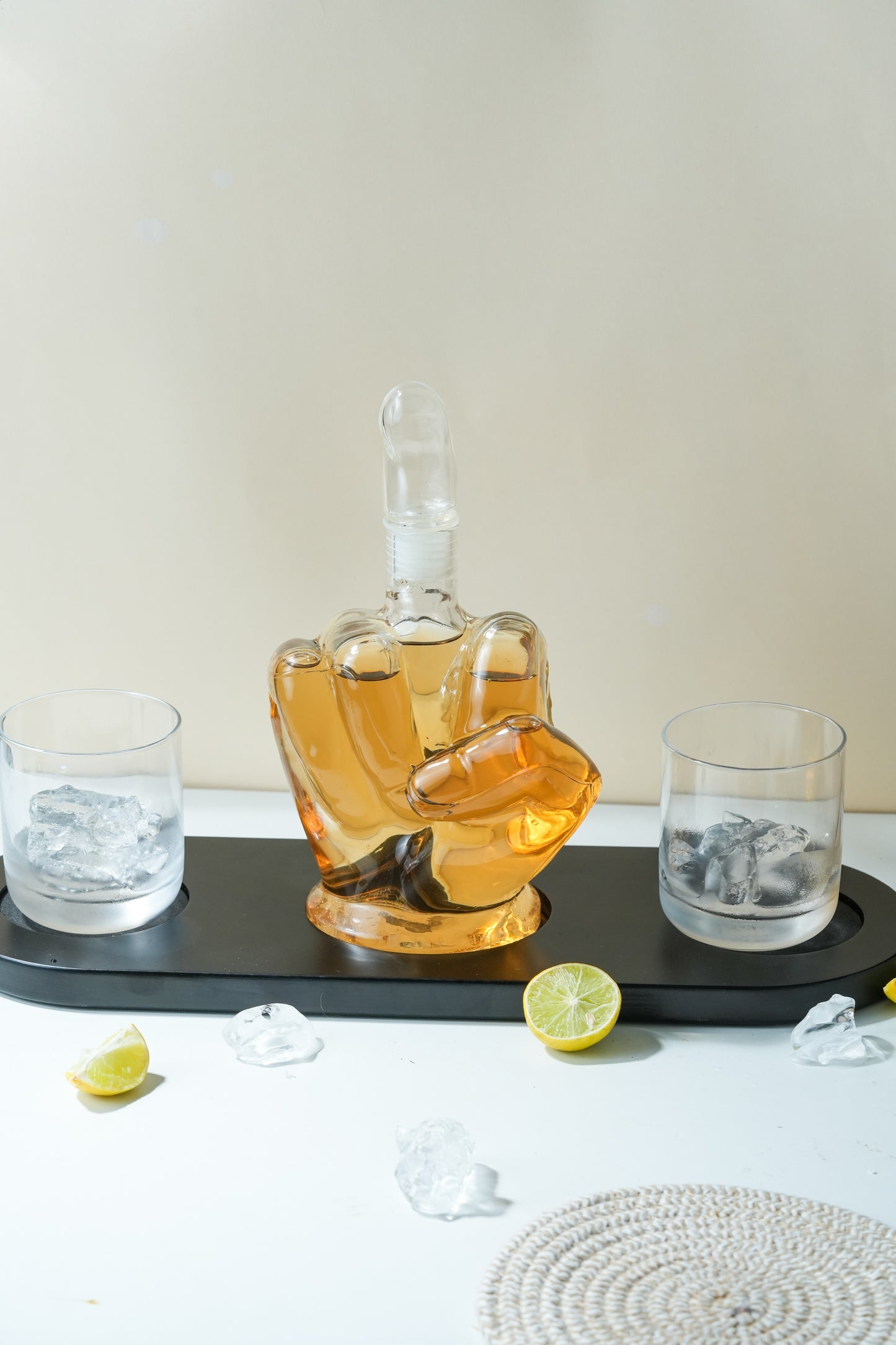 Rebel Cocktail Glass + Decanter Set (1Ltr)