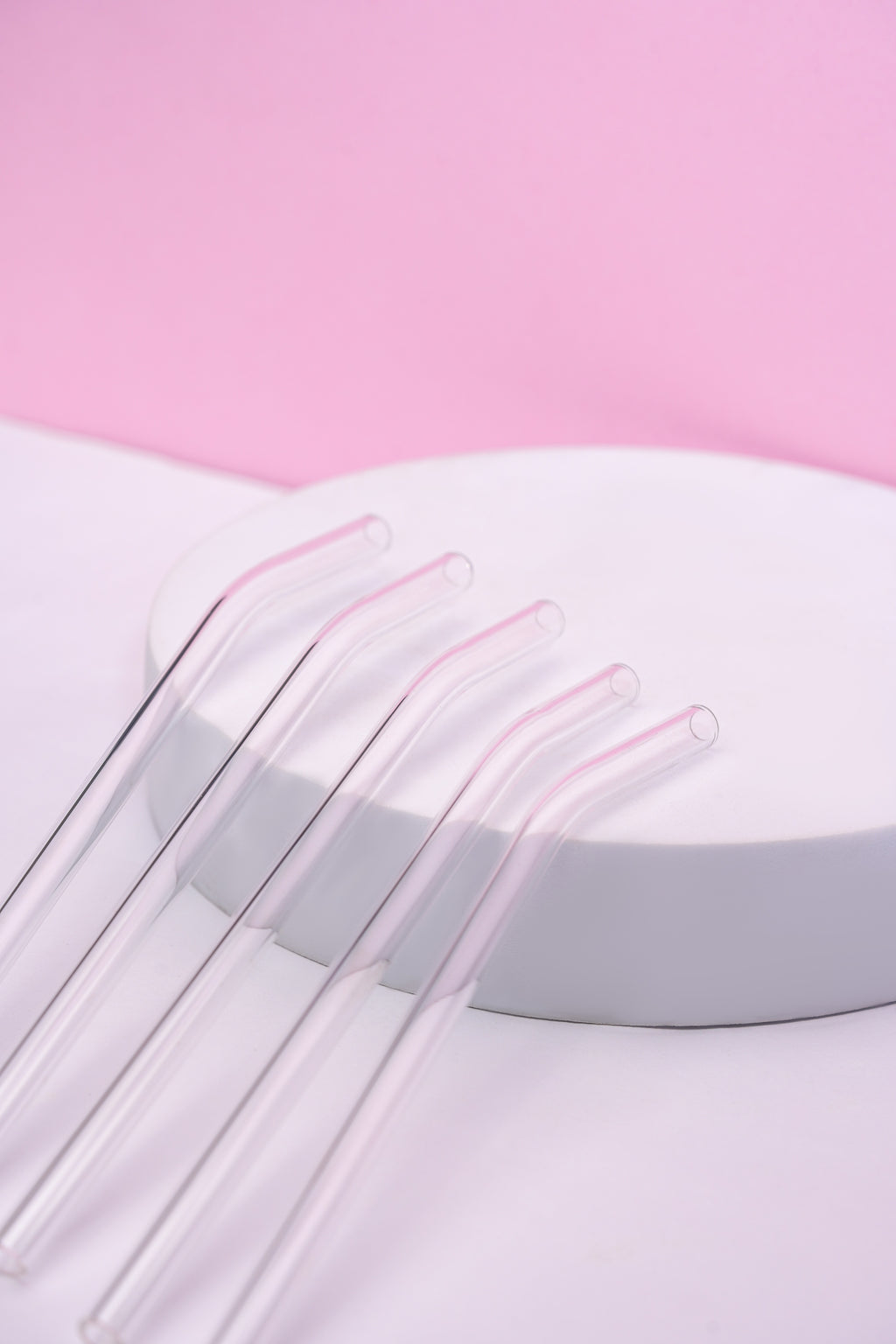Glass Straws Set of 5 (17.5cm)