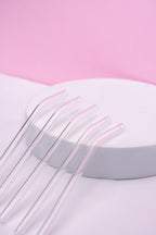 Glass Straws Set of 5 (17.5cm)