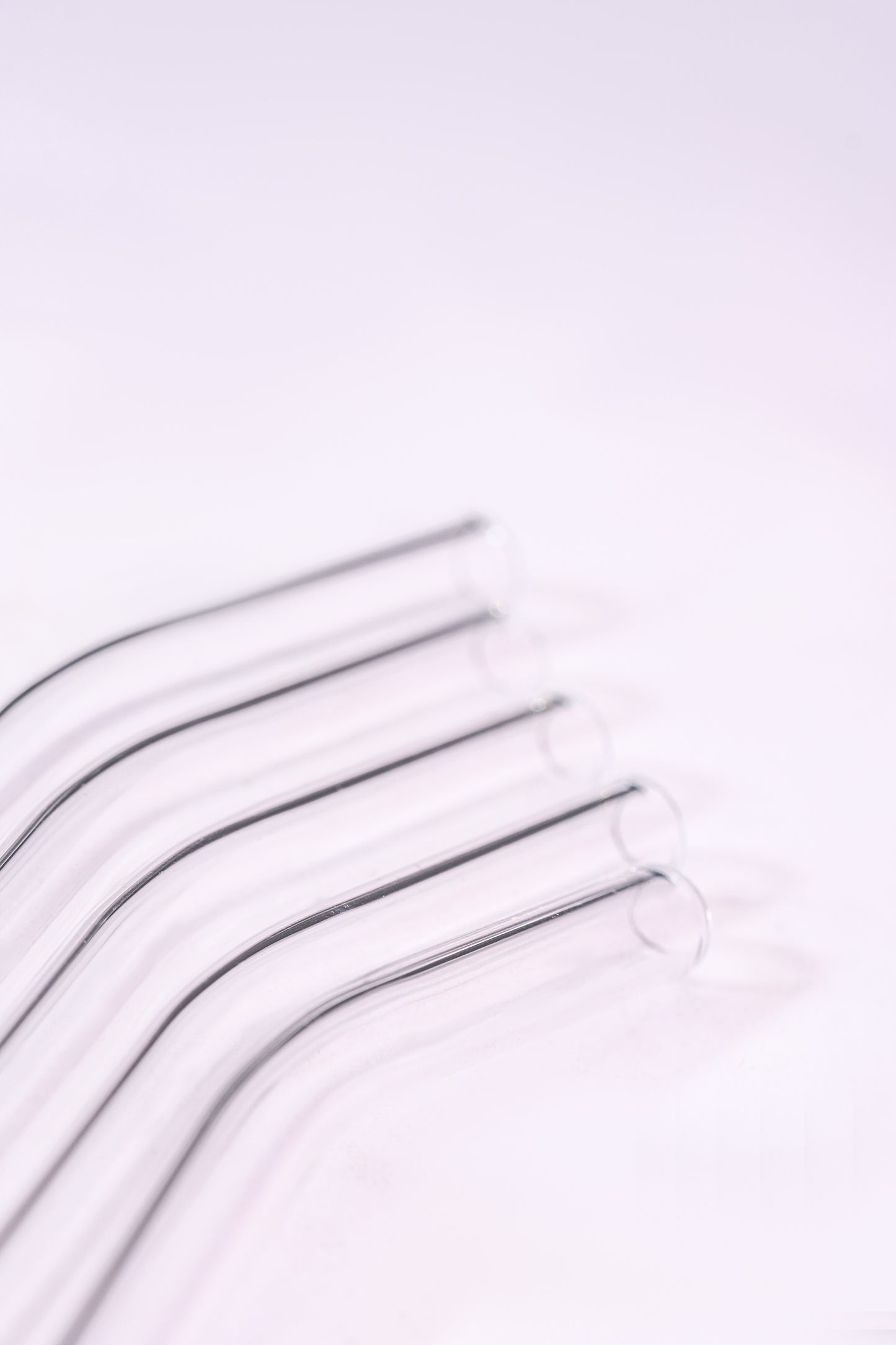 Glass Straws Set of 5 (17.5cm)