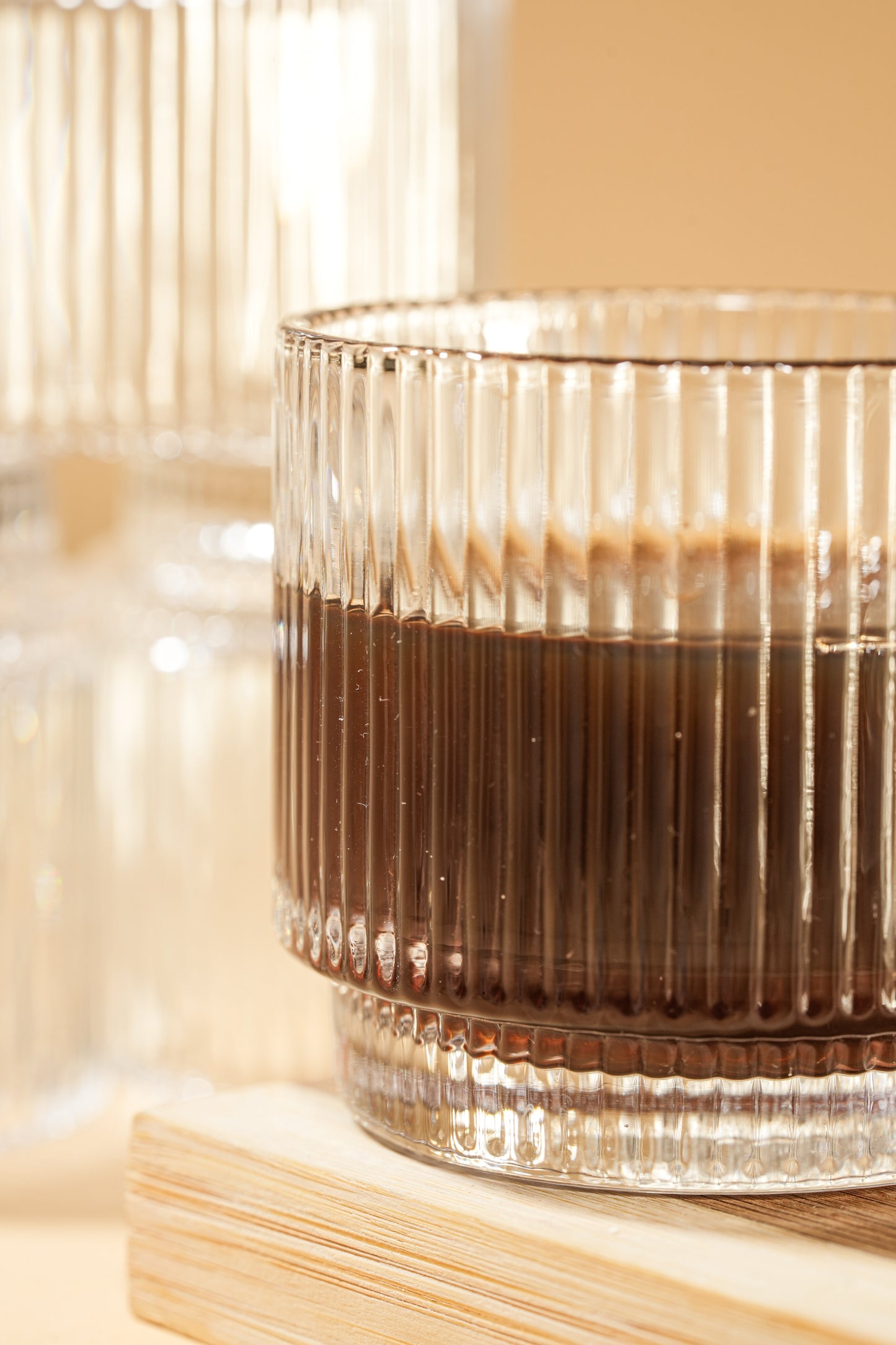 Ridge Loop Glass Mug Set of 6 (156ml)