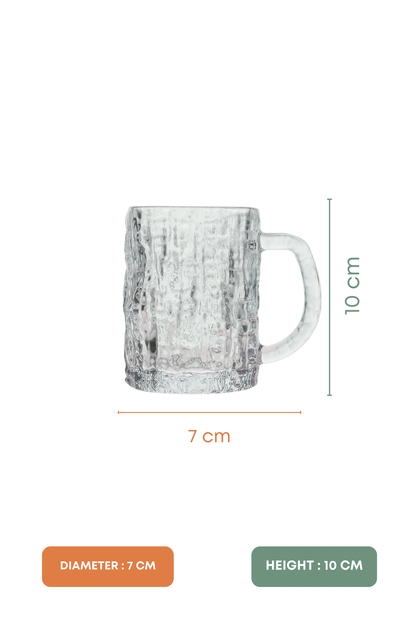 Icey River Beer Mug Set of 6 (300ml)