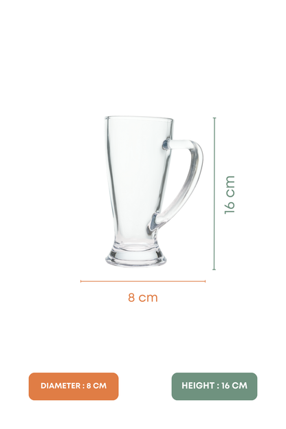 Lager Lift Beer Glass Set of 2 (400ml)