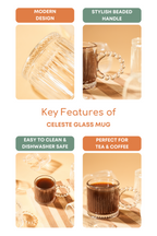 Celeste Glass Mug Set of 6 (110ml)