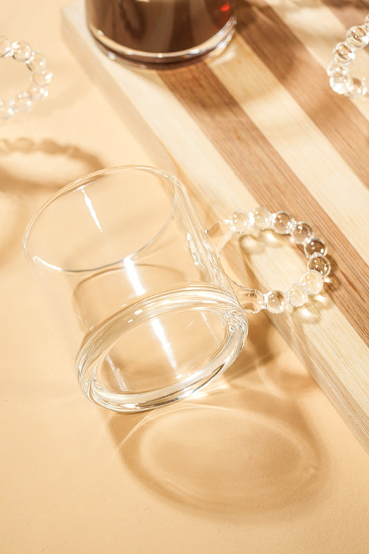 Beady Glass Mug Set of 6 (110ml)