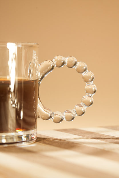 Beady Glass Mug Set of 6 (110ml)