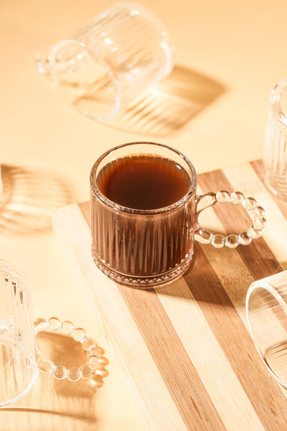 Celeste Glass Mug Set of 6 (110ml)