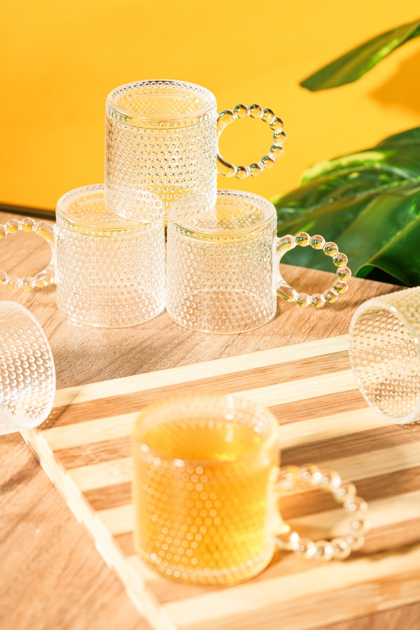 Opaline Glass Mug Set of 6 (110ml)