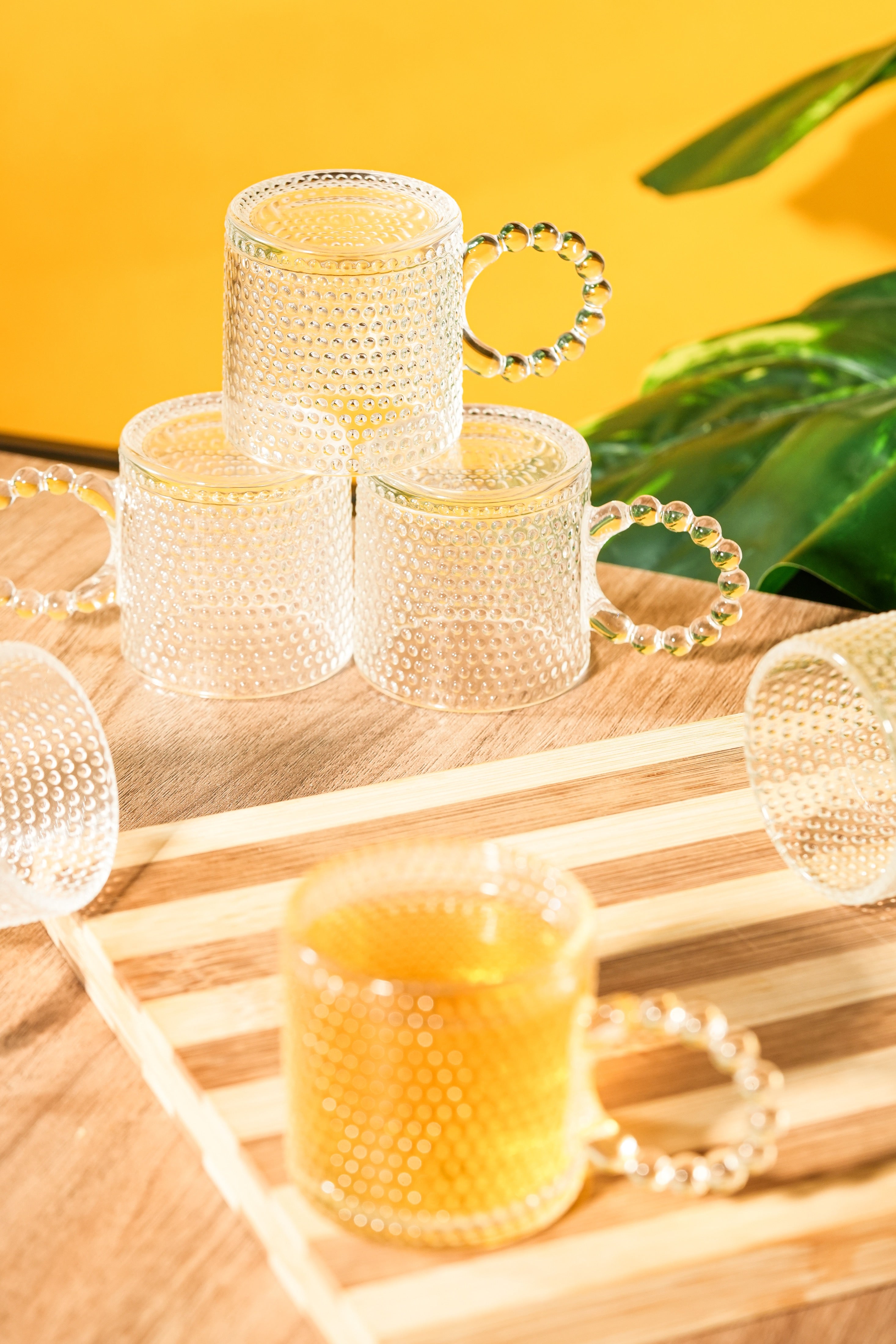 Opaline Glass Mug Set of 6 (110ml)